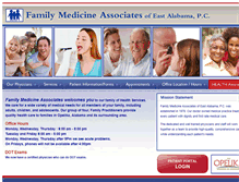 Tablet Screenshot of familymedicineopelika.com